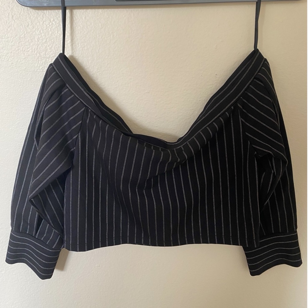 Off the shoulder crop top